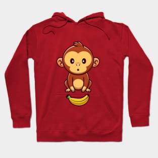 Monkey and banana Hoodie